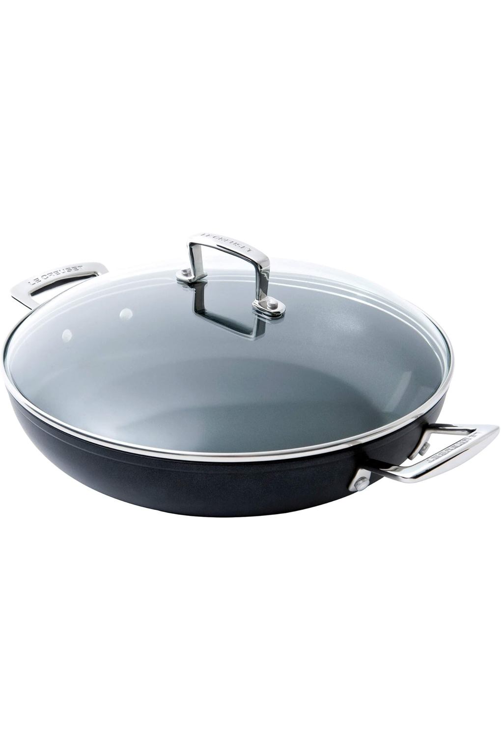 Вок LE CREUSET B0824BH6BL-BUNDLE алюминий 26 см. Фото 2.