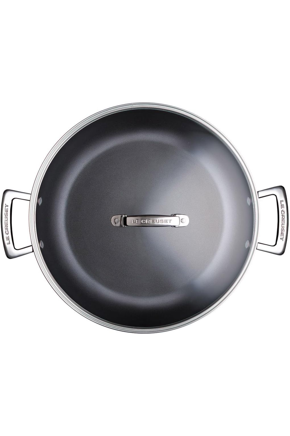 Вок LE CREUSET B0824BH6BL-BUNDLE алюминиевый сплав 30 см. Фото 2.