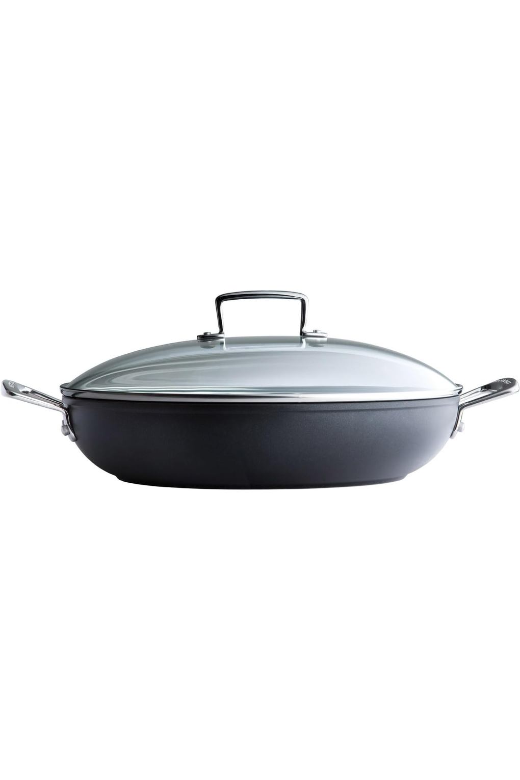 Вок LE CREUSET B0824BH6BL-BUNDLE алюминиевый сплав 30 см. Фото 3.