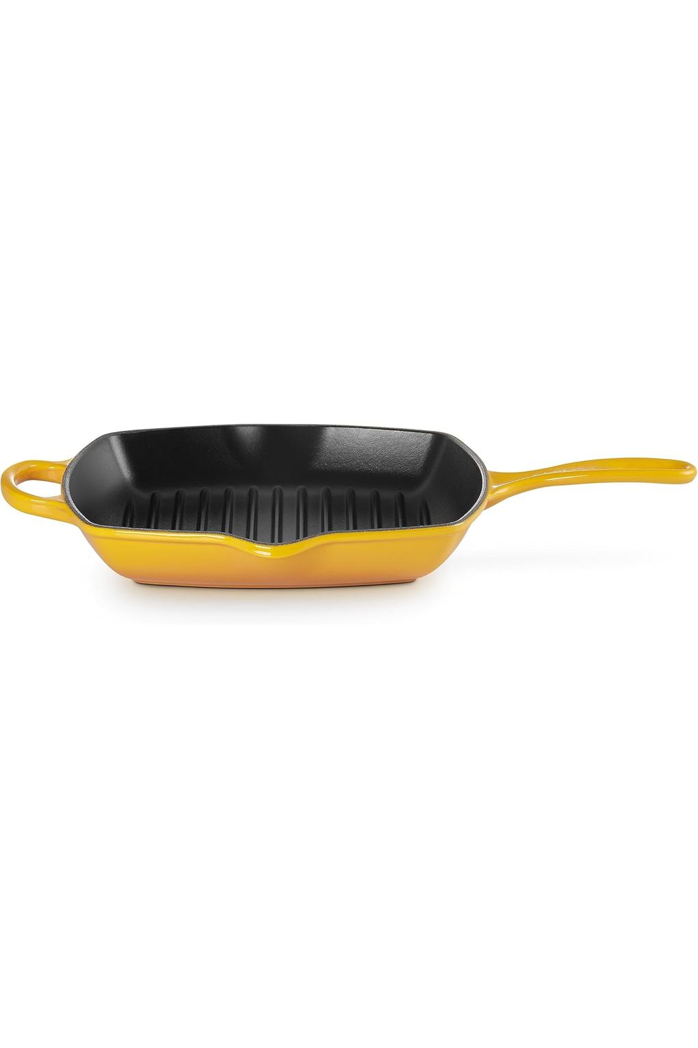 Сковорода-гриль LE CREUSET B009ZML3UA-BUNDLE чугун желтая. Фото 2.