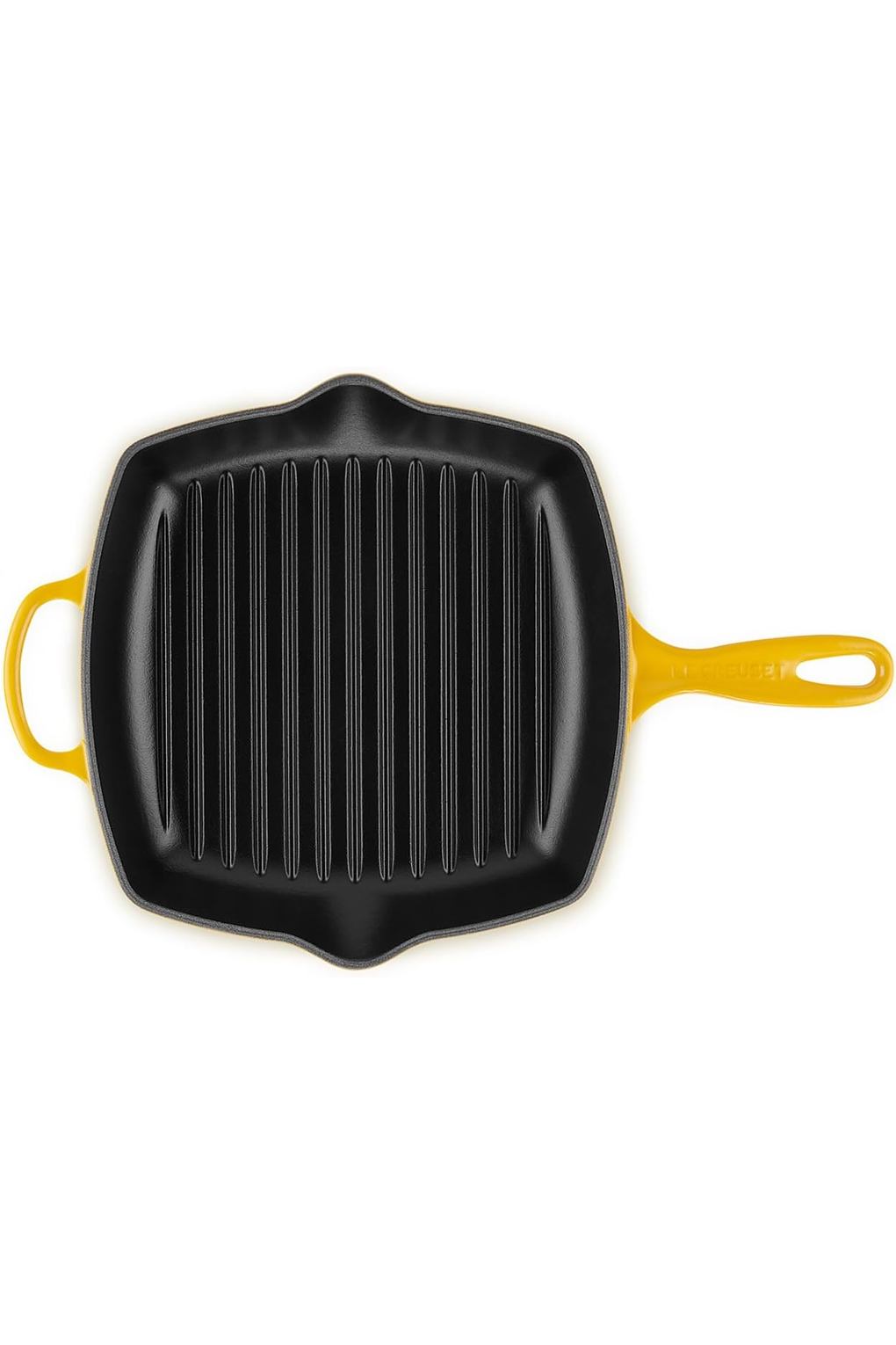 Сковорода-гриль LE CREUSET B009ZML3UA-BUNDLE чугун желтая. Фото 4.