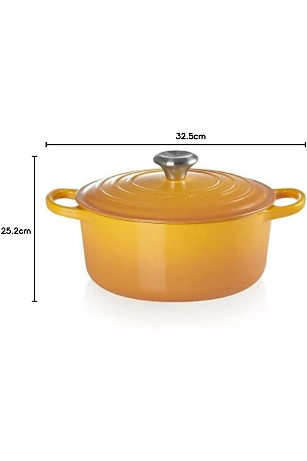 Кастрюля LE CREUSET B00US0G54M-BUNDLE чугун 4,2 л оранжевая. Фото 4.