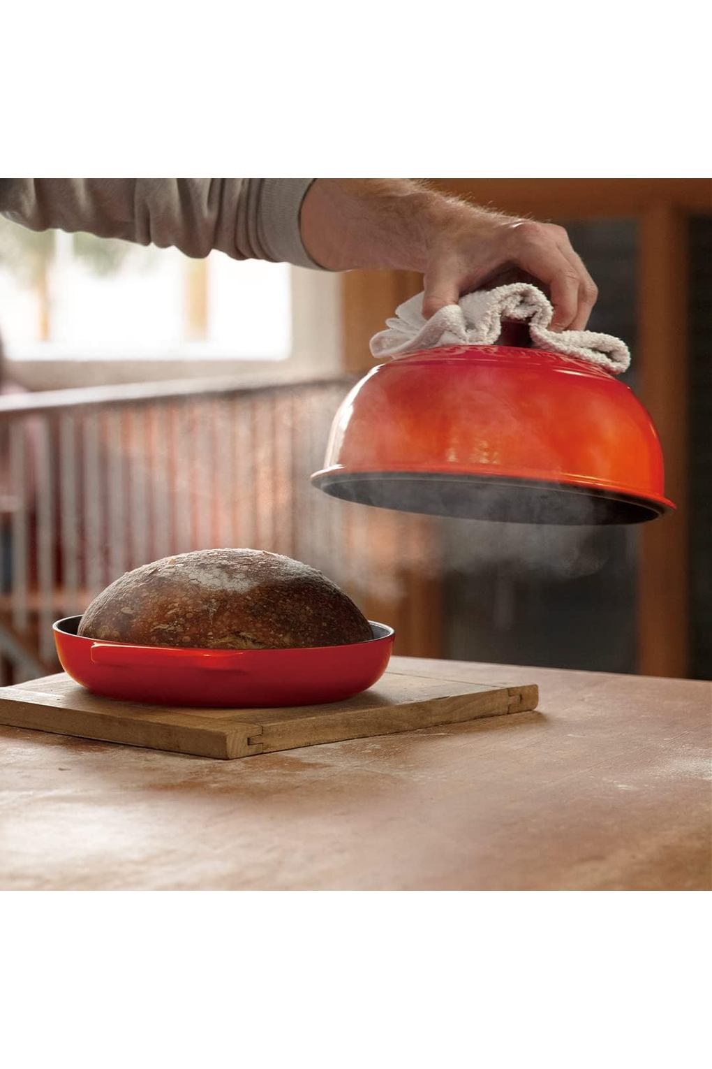Жаровня LE CREUSET B09R86677P чугун 1,7 л оранжевая. Фото 4.