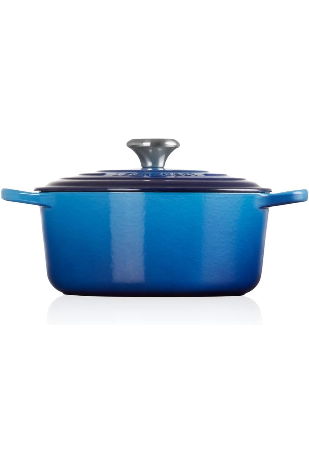 Кастрюля LE CREUSET B00US0G54M-BUNDLE чугун 4,2 л синяя. Фото 3.