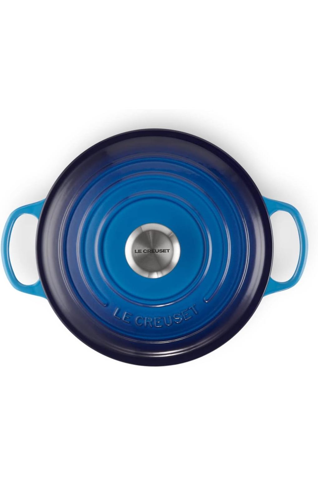 Кастрюля LE CREUSET B00US0G54M-BUNDLE чугун 4,2 л синяя. Фото 4.