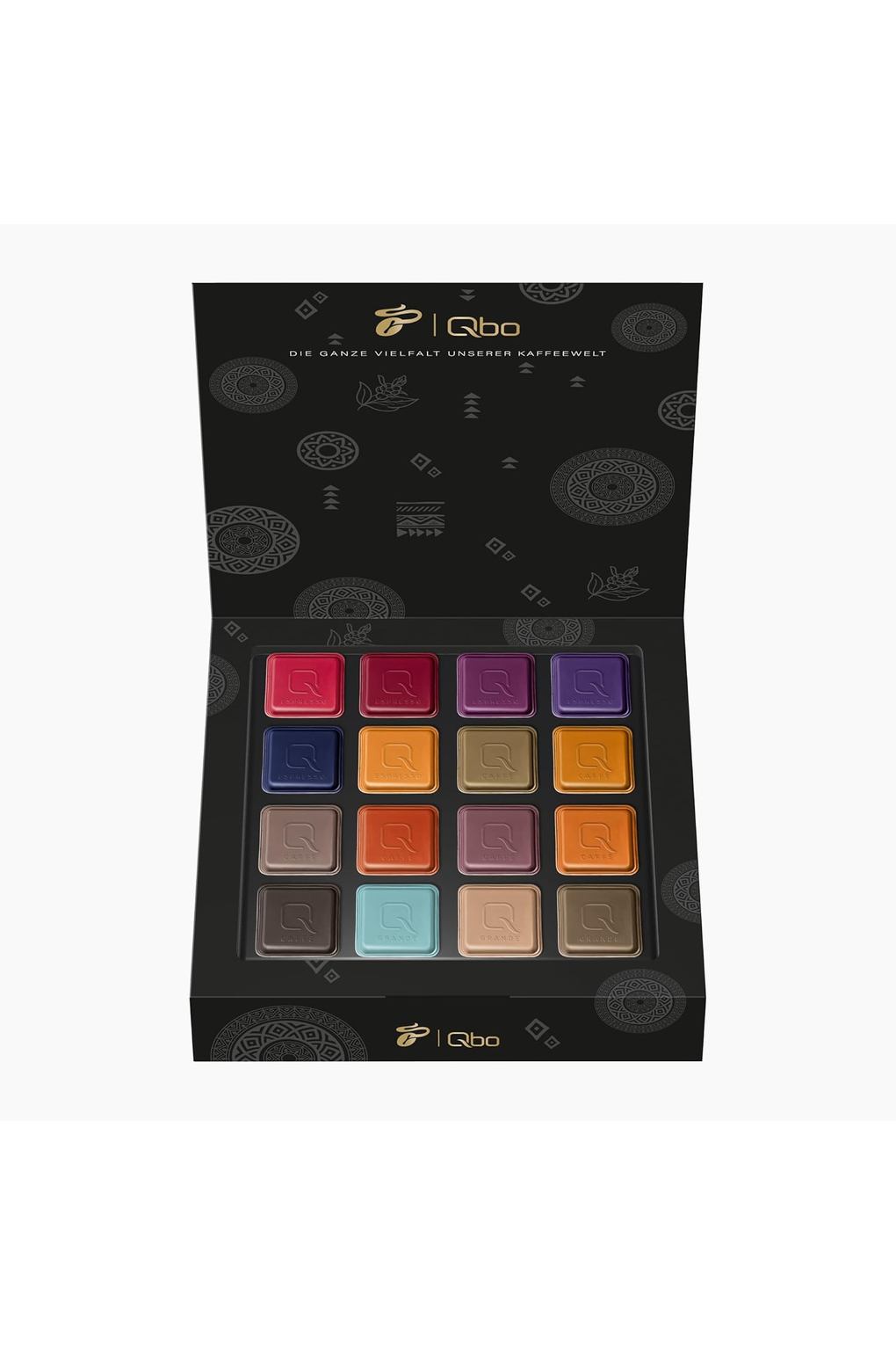 Кофемашина Tchibo Qbo Essential Premium Capsule Machine with 16 Recyclable Qbo Capsules for Espresso, Caffe and Caffe Grande, Compact, Innovative Design, Dark Stone. Фото 5.