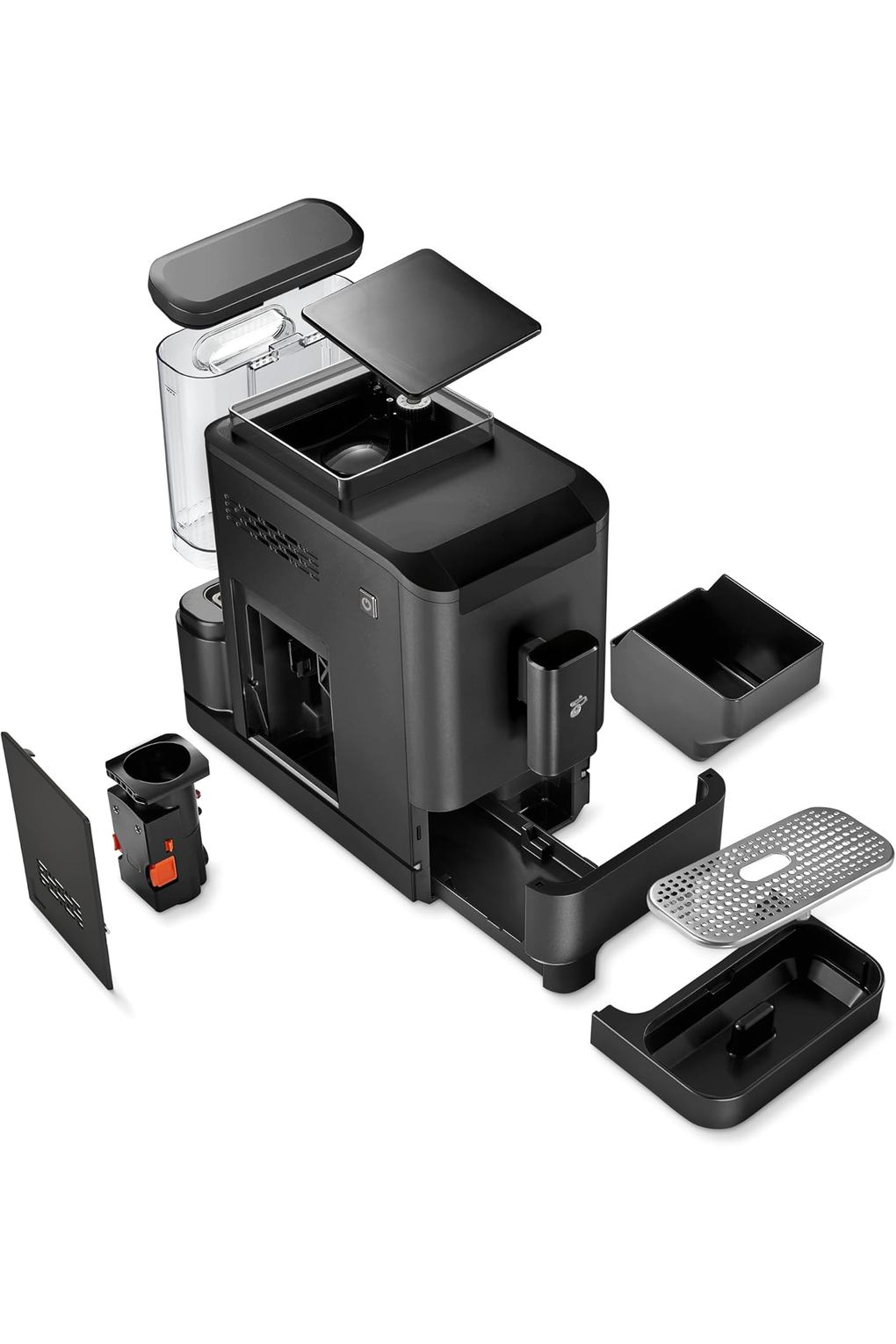 Кофемашина Tchibo Esperto2 Caffe Fully Automatic Coffee Machine with 2-Cup Function for Caffe Crema and Espresso, Granite Black Includes Coffee Tasting Set. Фото 3.