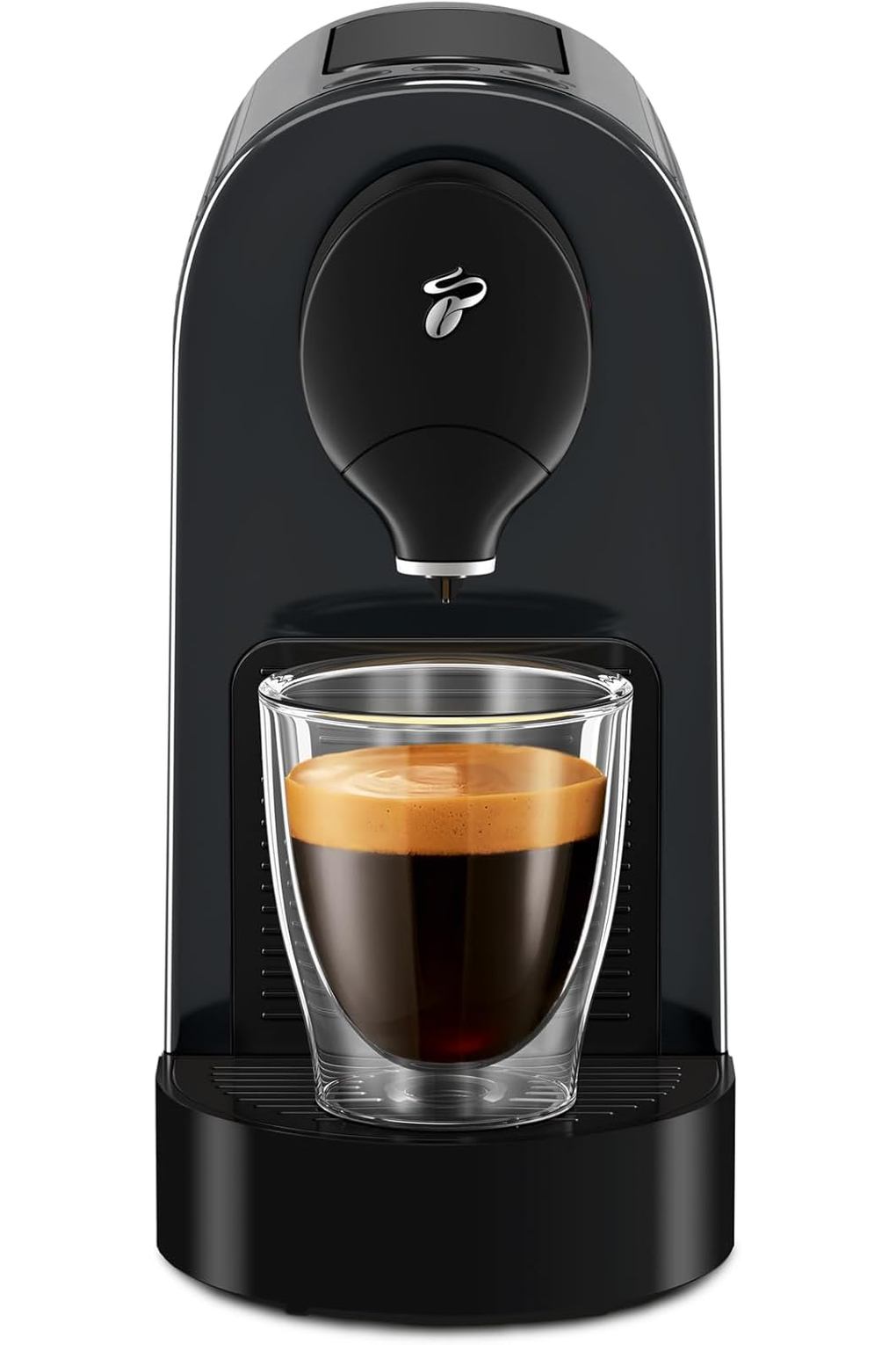 Кофемашина Tchibo Cafissimo Pure Plus Coffee Machine Capsule Machine for Caffe Crema, Espresso and Coffee, 0.8 L, 1250 Watt, 11.9 x 33.7 x 24 cm, Black. Фото 2.
