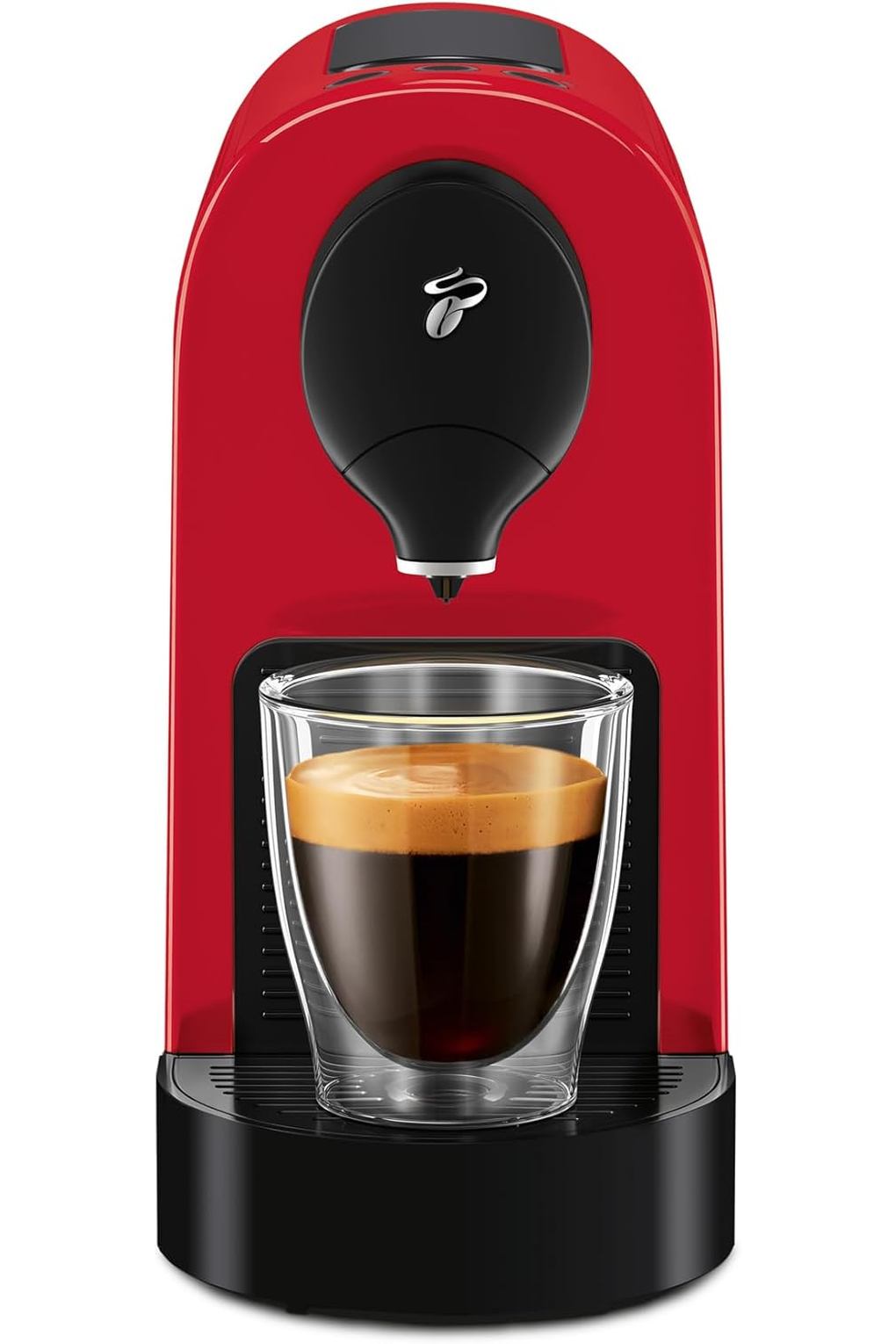 Кофемашина Tchibo Cafissimo Pure Plus Coffee Machine Capsule Machine Including 30 Capsules for Caffe Crema, Espresso and Coffee 0.8 L 1250 Watt 11.9 x 33.7 x 24 cm Red. Фото 2.