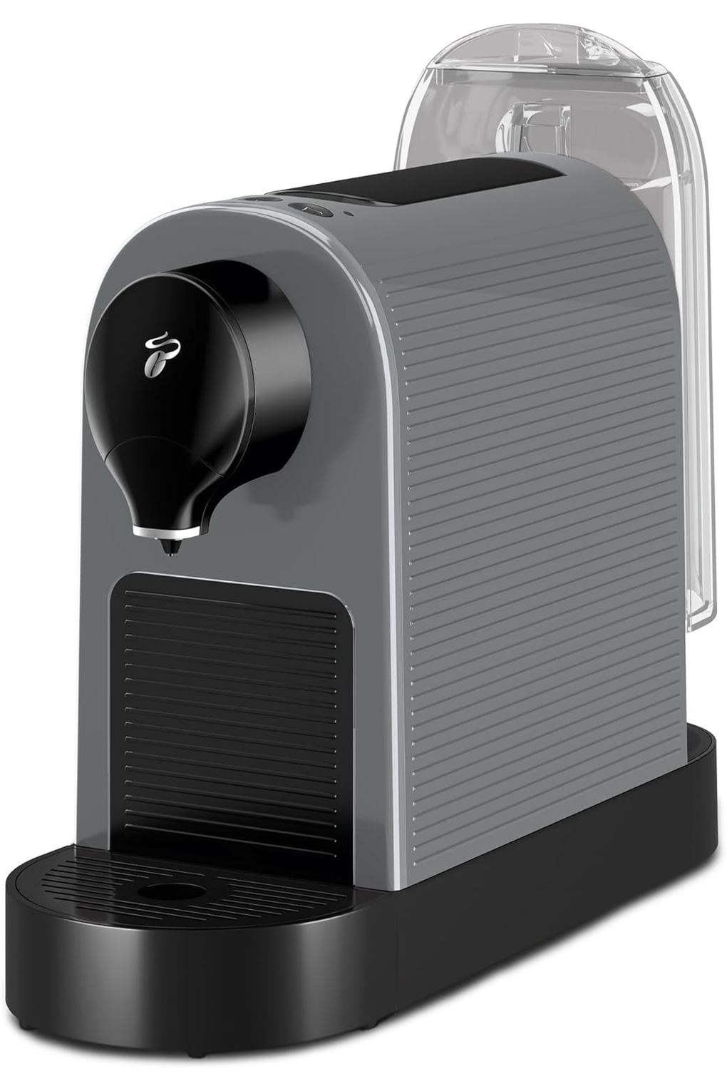 Кофемашина Tchibo Cafissimo Pure Plus Coffee Machine Capsule Machine Including 30 Capsules for Caffe Crema, Espresso and Coffee 0.8 L 1250 Watt 11.9 x 33.7 x 24 cm Grey. Фото 3.