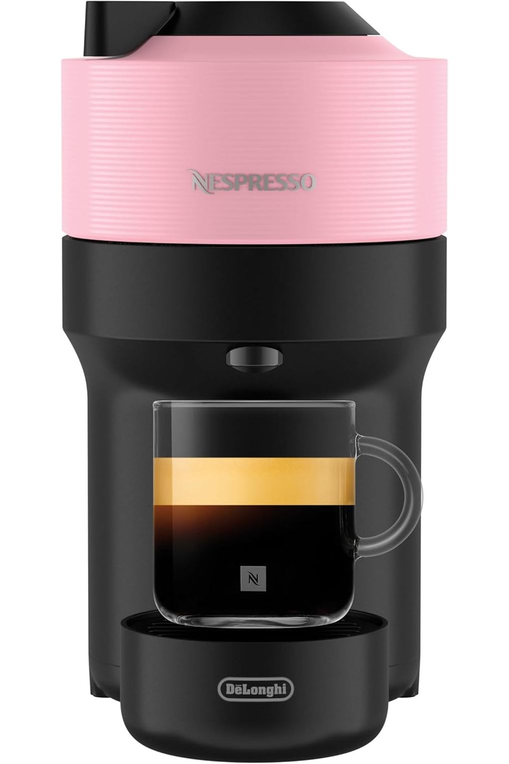 Кофемашина Nespresso De'Longhi Vertuo Pop ENV90.P Capsule Coffee Machine, Cold Brew Function, 4 Cup Sizes, Bluetooth & Wi-Fi Connectivity, 1 Cup Coffee Machine with Welcome Pack, Pink. Фото 5.
