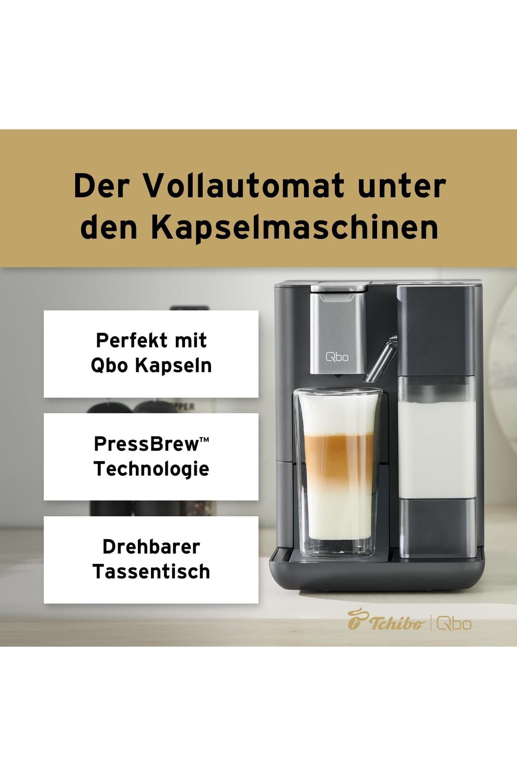 Кофемашина Tchibo Qbo Milk Master Premium Capsule Machine. Фото 5.