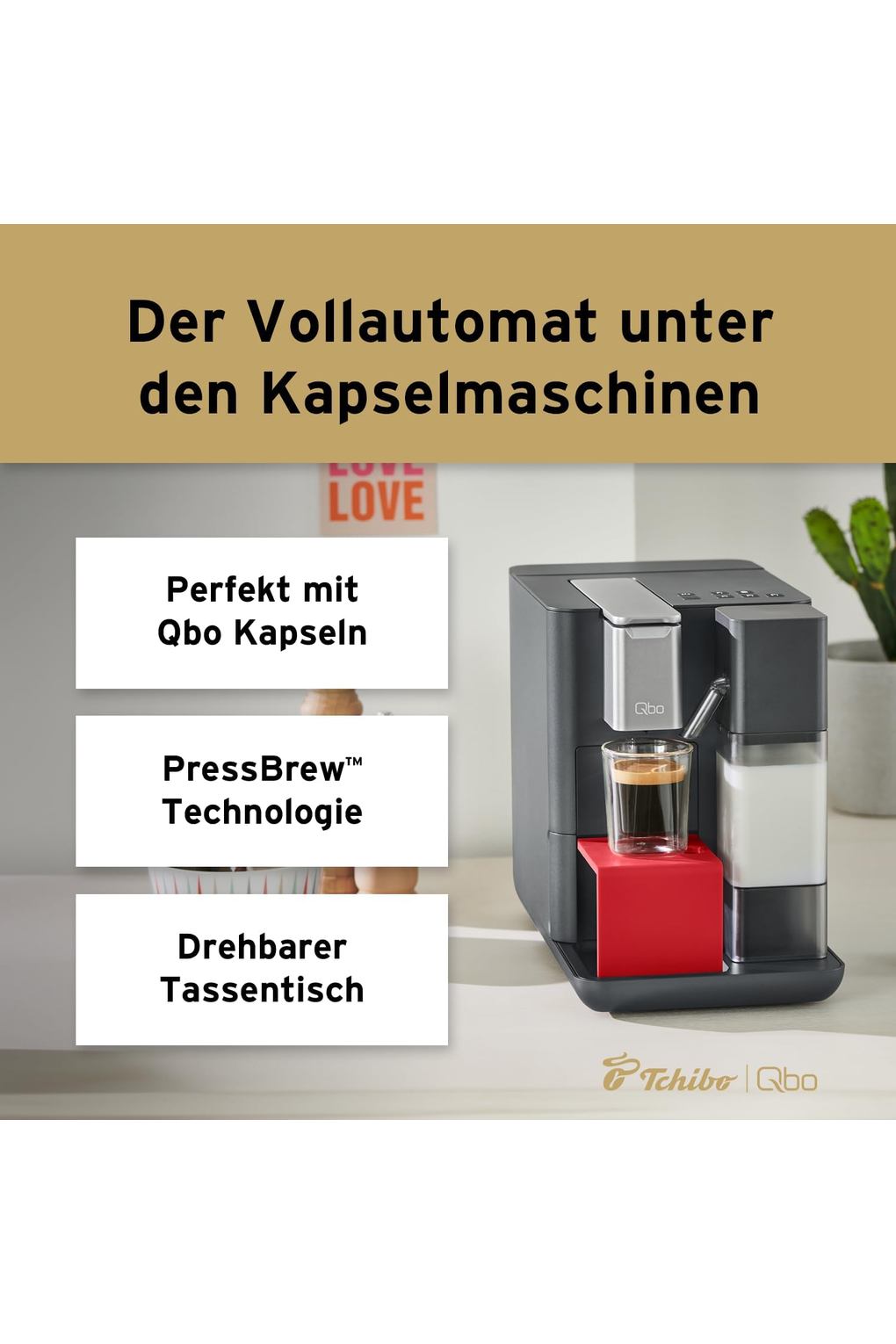 Кофемашина Tchibo Qbo Milk Master Premium Capsule Machine. Фото 5.