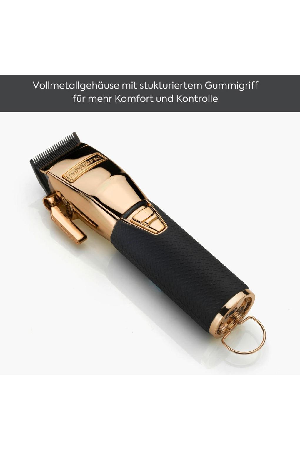 Машинка для стрижки BaByliss PRO Boost Gold Clipper FX8700GBPE. Фото 2.