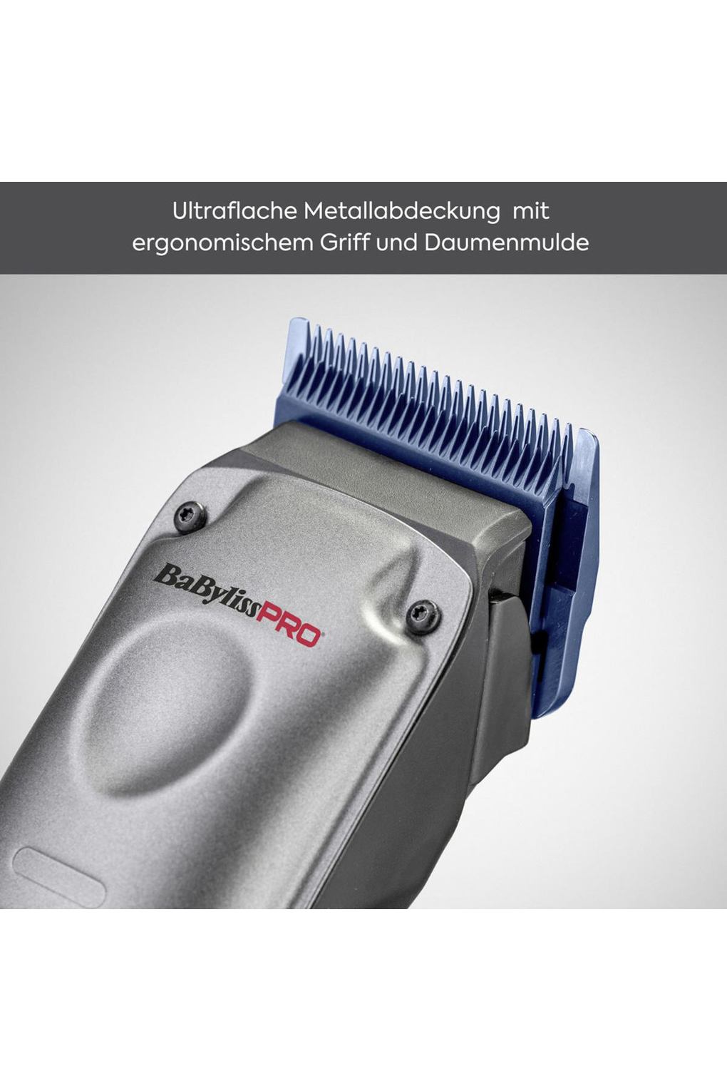 Машинка для стрижки BaByliss PRO FXONE LO-PRO Clipper FX829E gray. Фото 4.