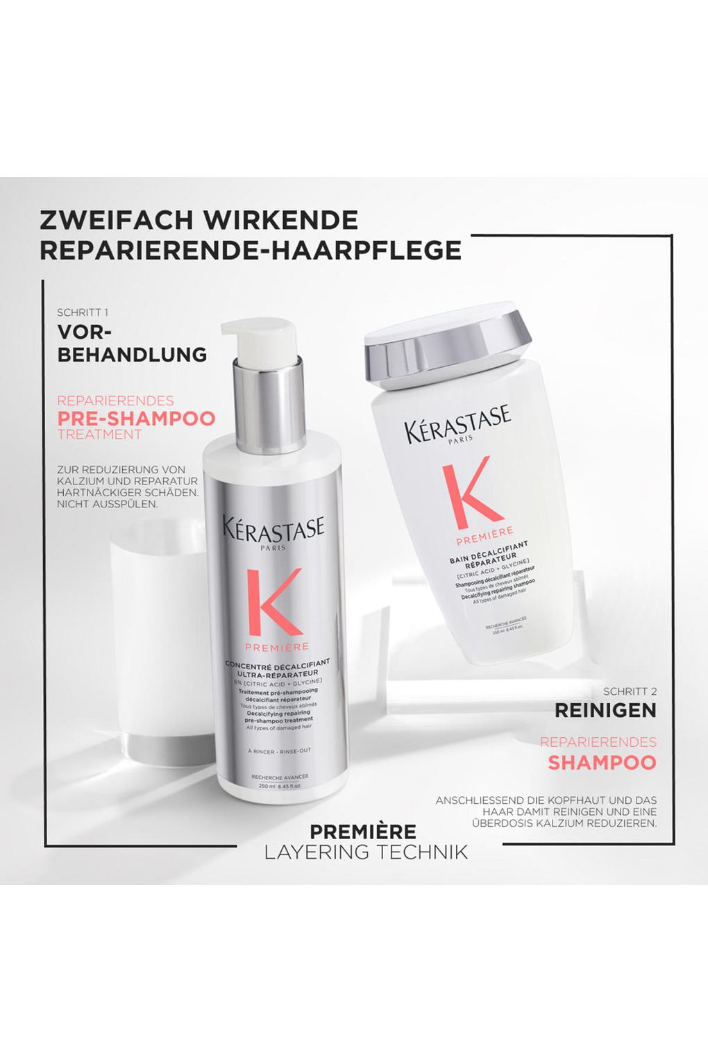 Шампунь для волос Kerastase Premiere Bain Decalcifiant Repairer, 30 ml. Фото 4.