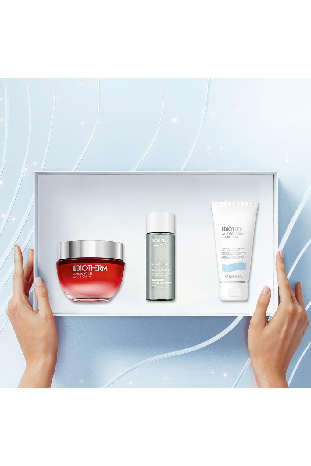 Набор уходовой косметики Biotherm Blue Peptides Uplift. Фото 3.