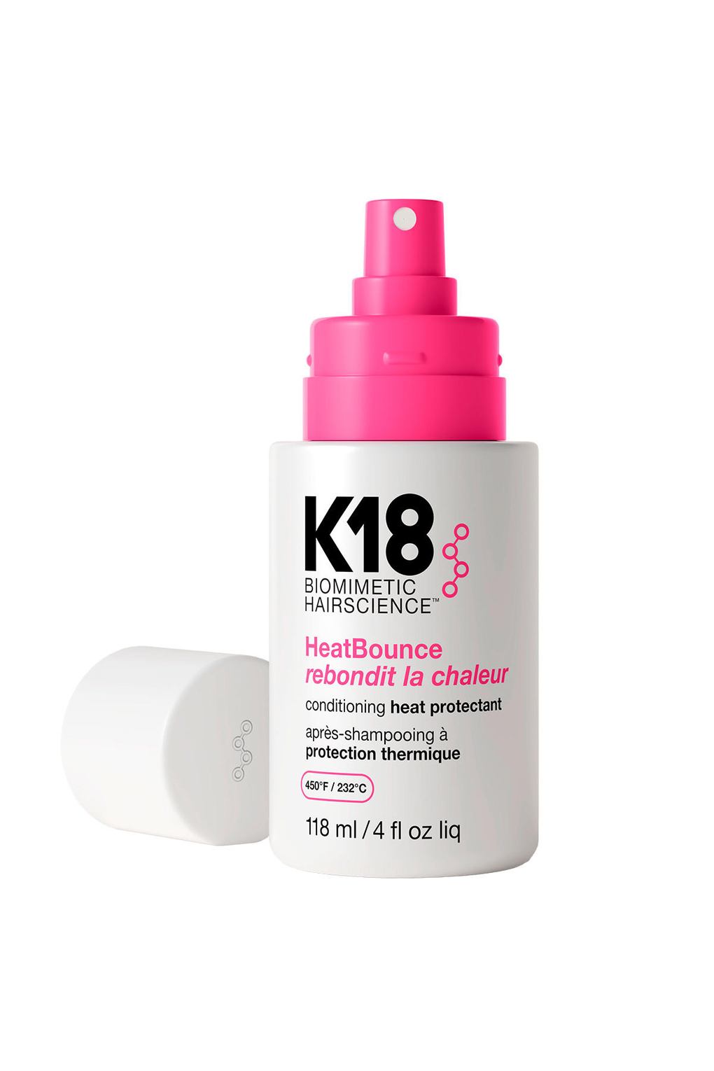 Спрей для ухода за волосами K18 Biomimetic Hairscience HeatBounce 118 мл. Фото 2.