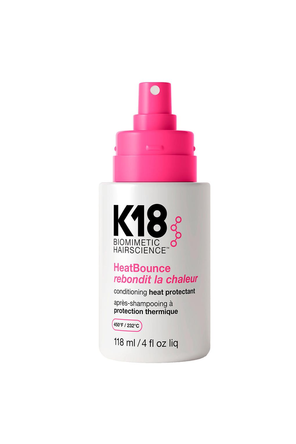 Спрей для ухода за волосами K18 Biomimetic Hairscience HeatBounce 118 мл. Фото 3.
