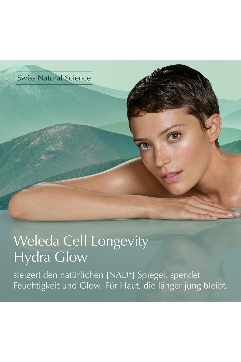 Сыворотка для ухода за кожей Weleda Cell Longevity Hydra Glow для загара и сияния кожи 15 мл. Фото 6.