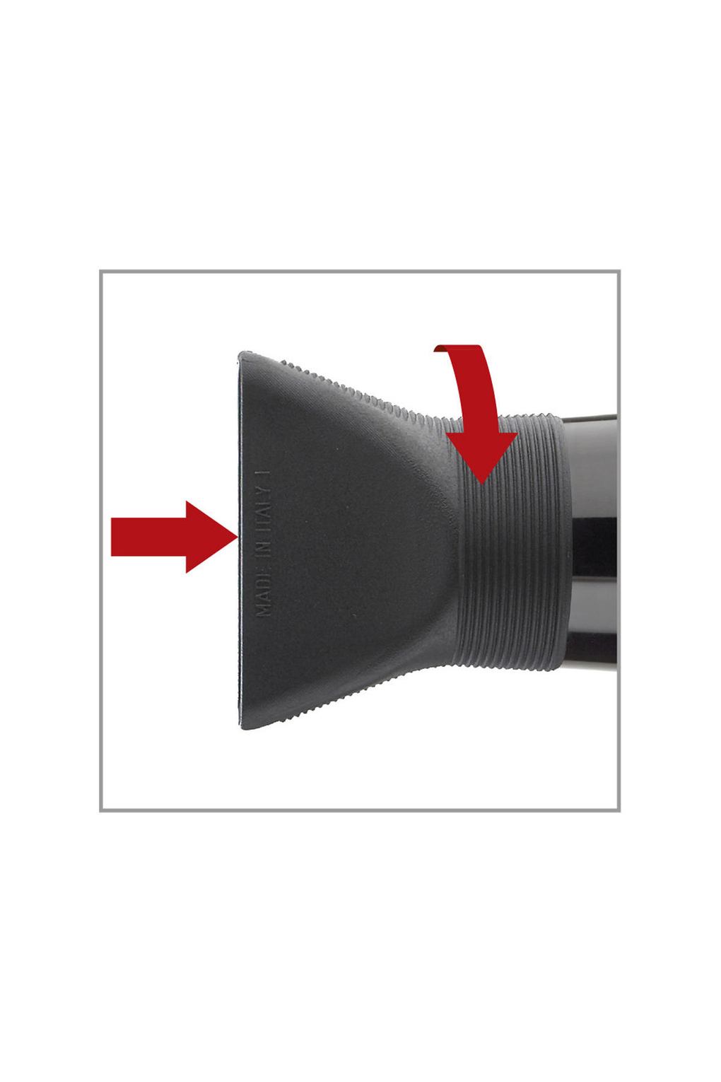 Фен для волос Gamma+ Hair Dryer 3500 Power Nylon Black. Фото 5.