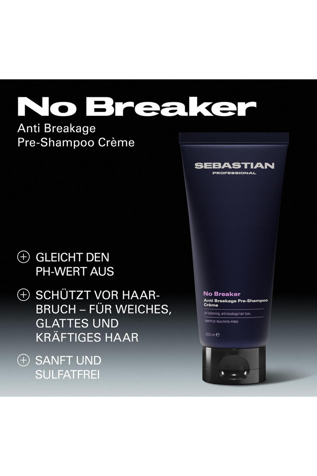Крем для волос Sebastian No.Breaker Anti Breakage Pre-shampoo Cream, 200 мл. Фото 3.