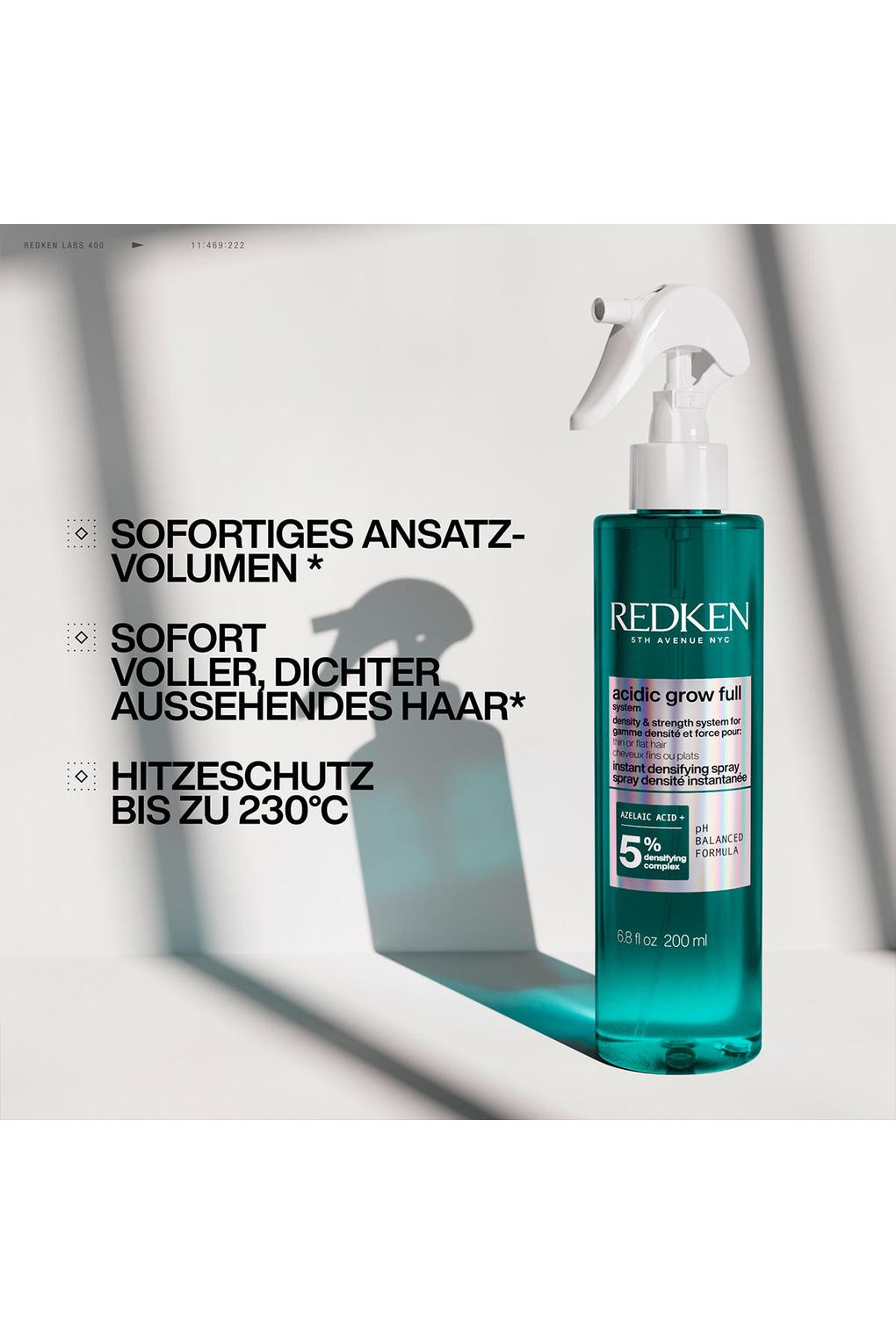 Спрей для укладки волос Redken acidic grow full system Instant. Фото 4.