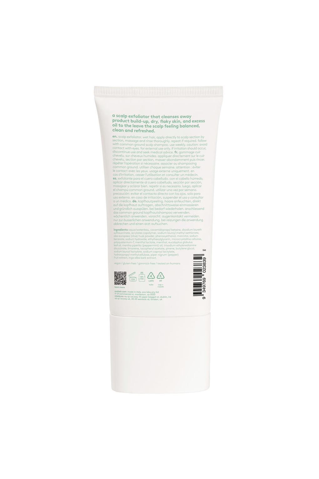 Скраб для кожи головы Evo Head Start Scalp Exfoliator 150 ml. Фото 2.