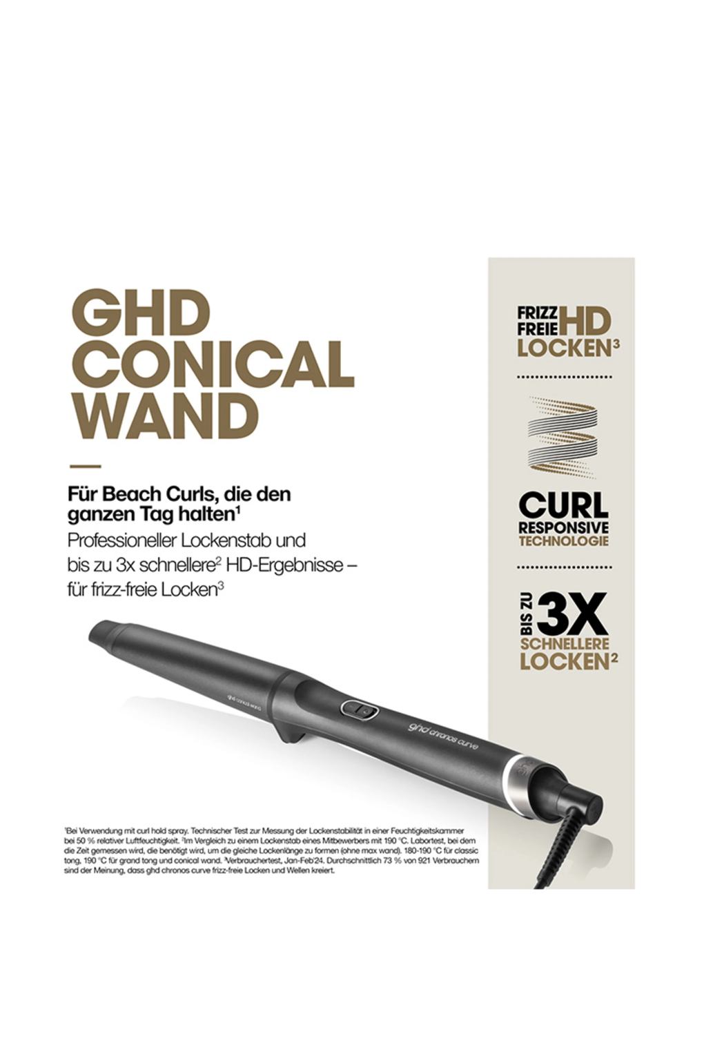 Плойка для завивки волос Ghd Chronos Curve Conical Wand. Фото 3.