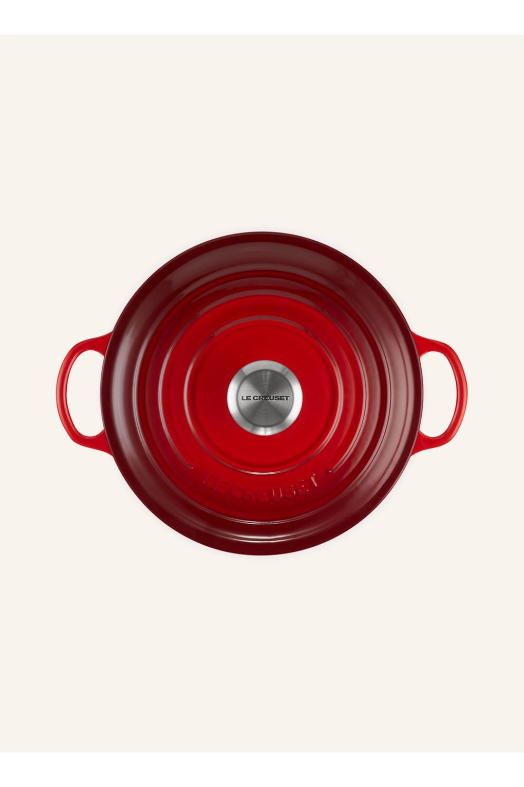 Кастрюля Le Creuset La Marmite Signature, розовый, красный 3,1 л, 9,5 х 24 см. Фото 2.