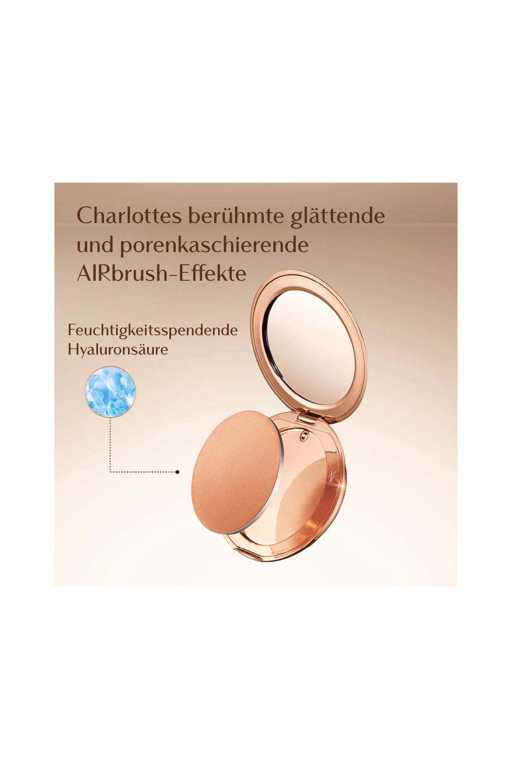Бронзер Charlotte Tilbury airbrush bronzer refill 4 DEEP. Фото 2.