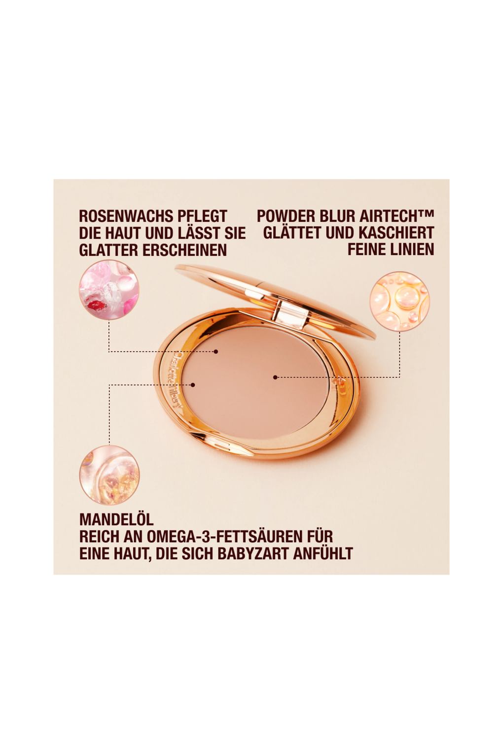 Пудра Charlotte Tilbury airbrush flawless refill 2 MEDIUM. Фото 5.