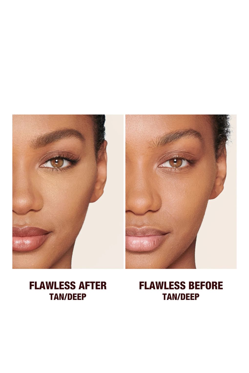 Пудра Charlotte Tilbury airbrush brightening flawless finish refill TAN/DEEP. Фото 2.