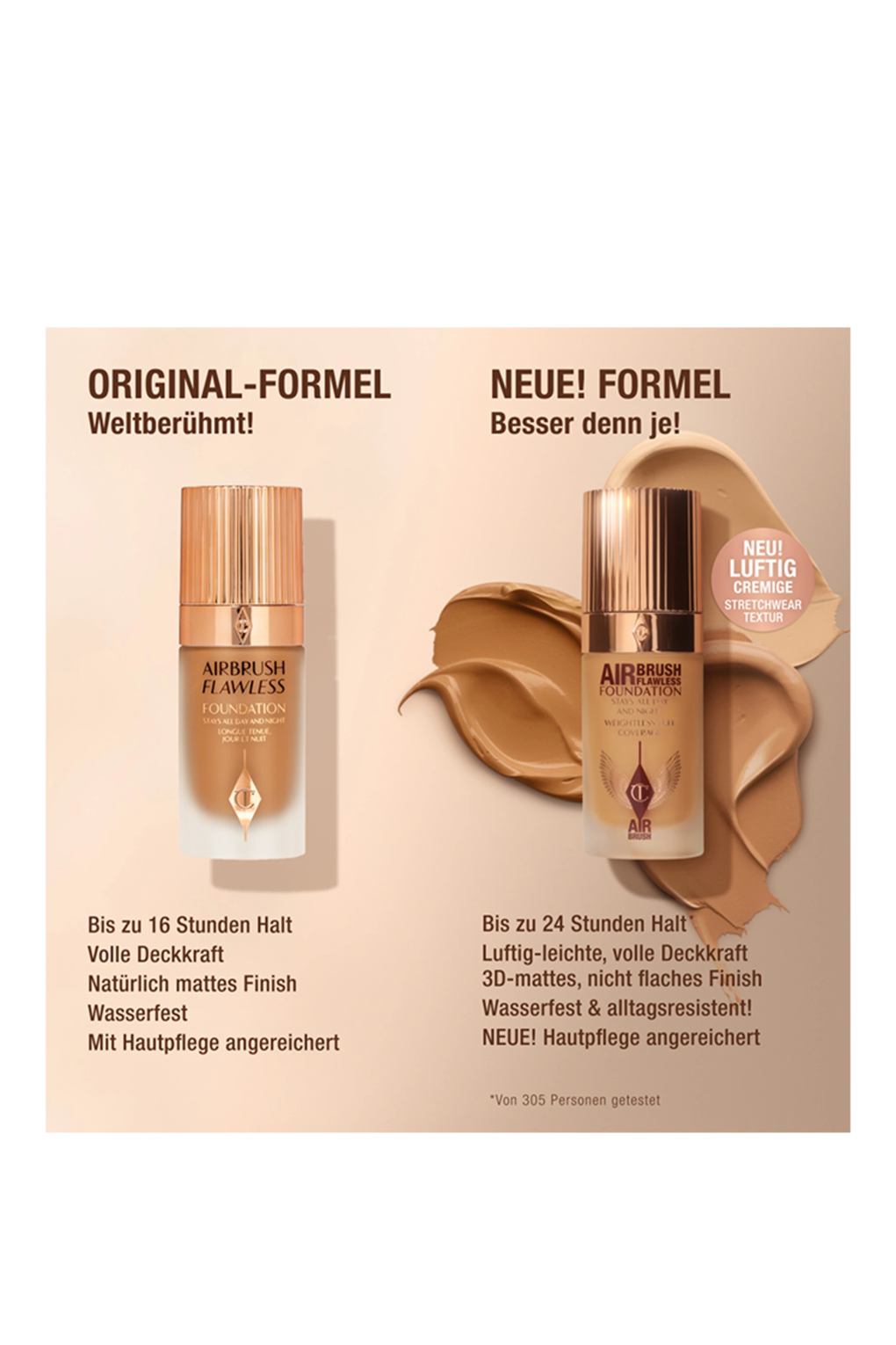 Тональный крем Charlotte Tilbury airbrush flawless foundation 9 NEUTRAL. Фото 3.