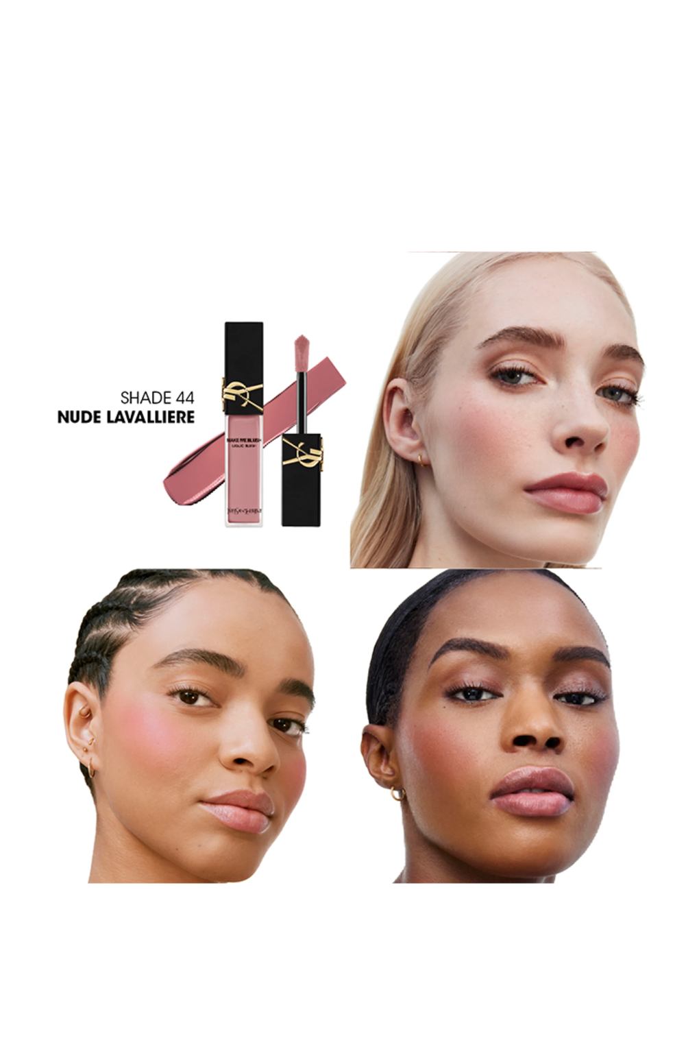 Румяна Yves Saint Laurent make me blush liquid NUDE LAVALLIERE. Фото 3.