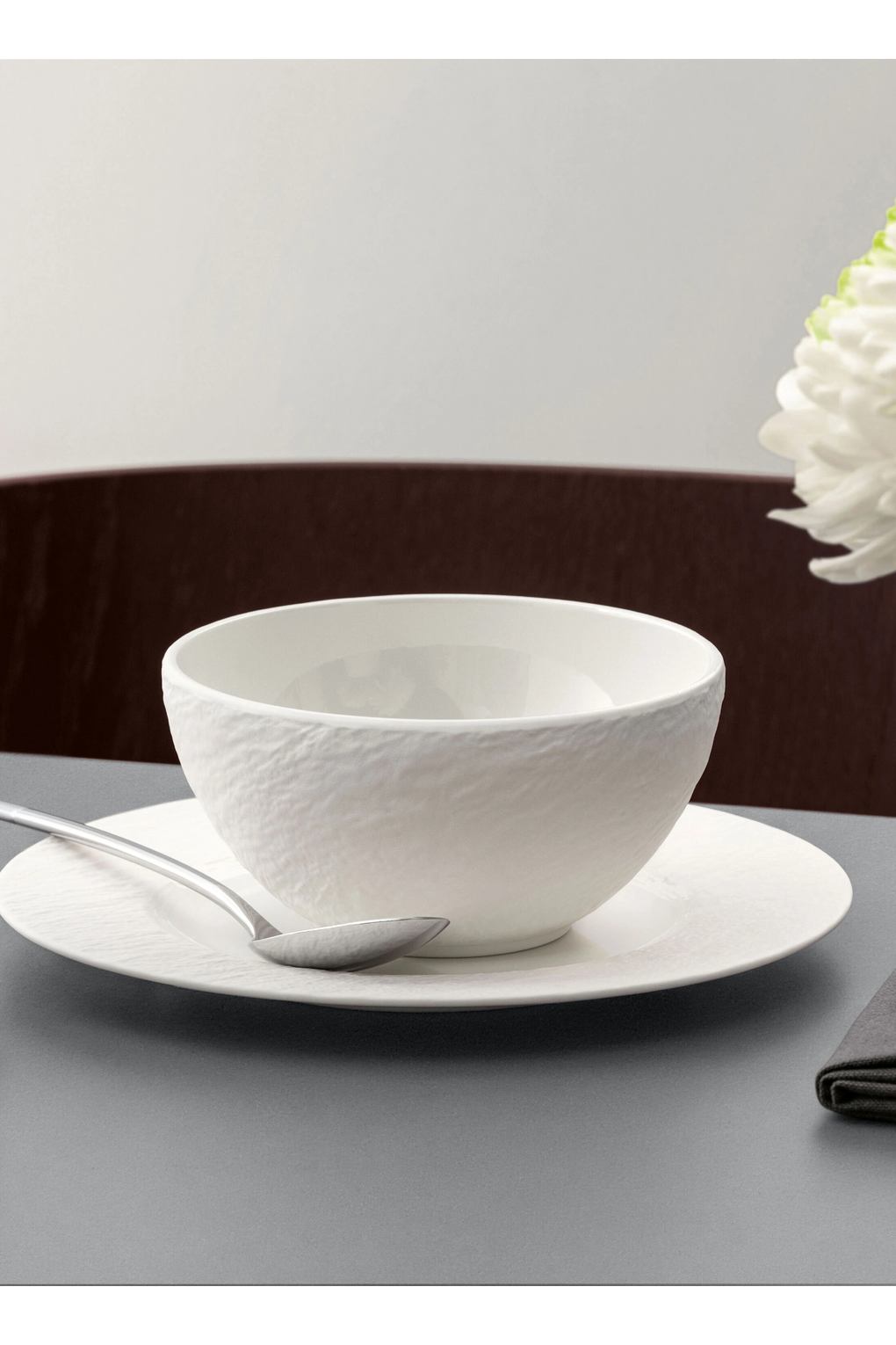 Набор столовой посуды Villeroy & Boch Manufacture Ice, белый, 12 шт. Фото 2.