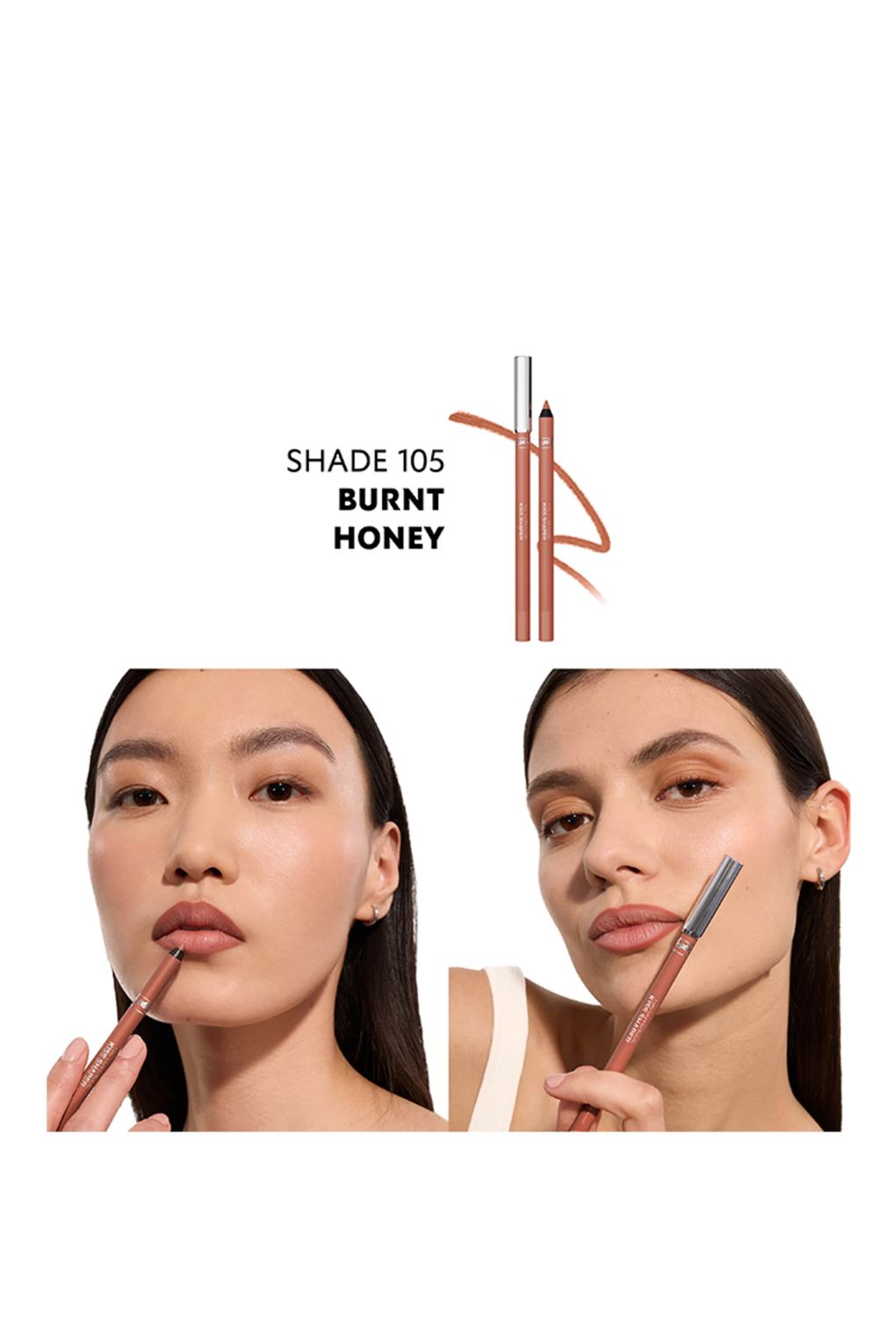 Карандаш для губ Yves Saint Laurent YSL Lovenude Kiss Shaper 105 Burnt Honey. Фото 4.