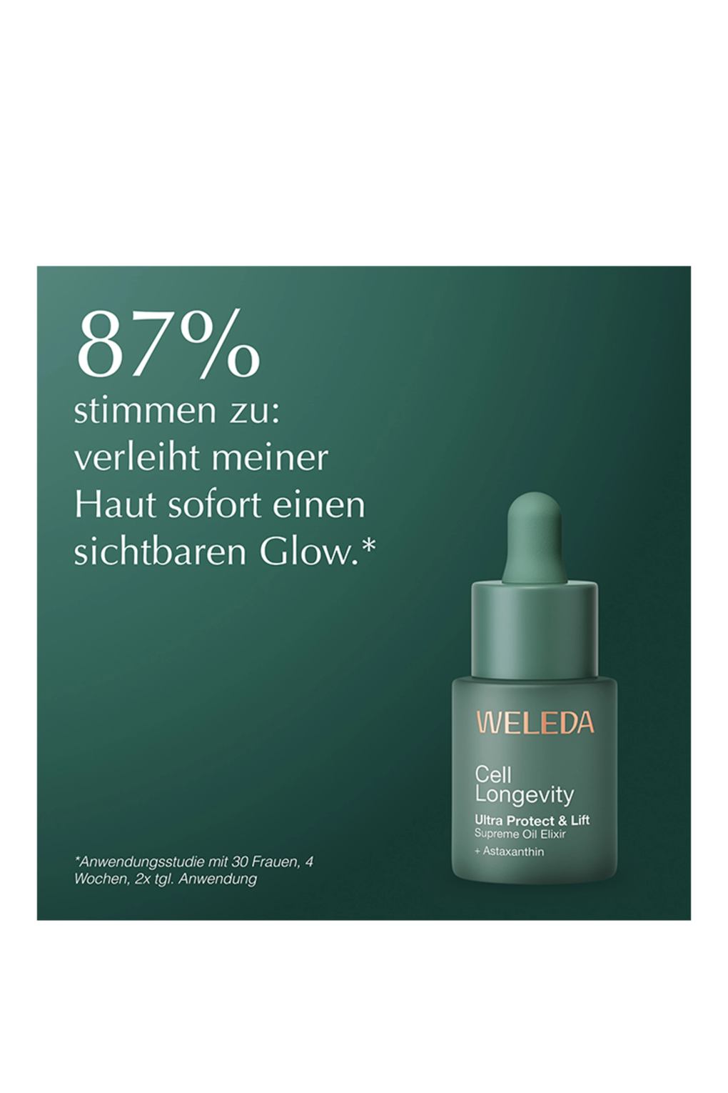 Сыворотка для лица Weleda cell longevity ultra protect & lift supreme oil elixir 20 ml. Фото 4.