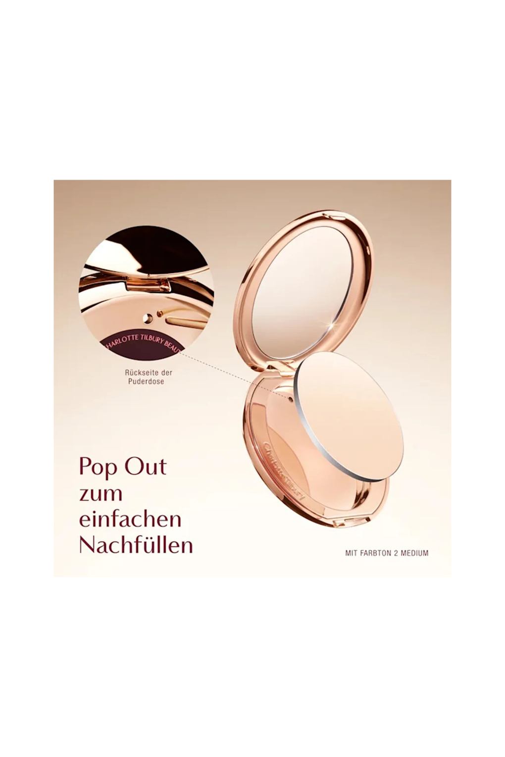 Пудра Charlotte Tilbury airbrush flawless refill 3 TAN. Фото 2.