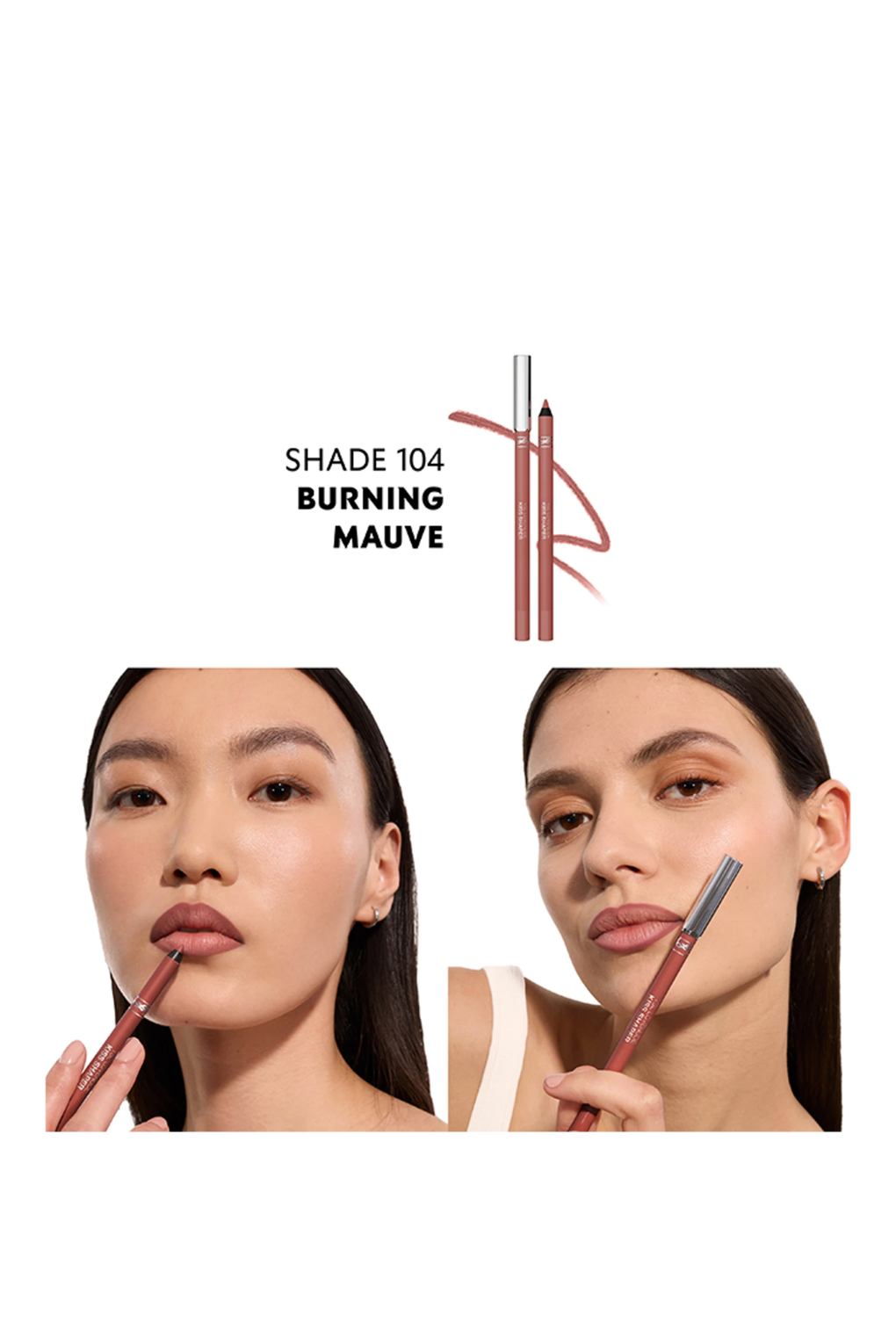 Карандаш для губ Yves Saint Laurent YSL Lovenude Kiss Shaper 104 Burning Mauve. Фото 4.