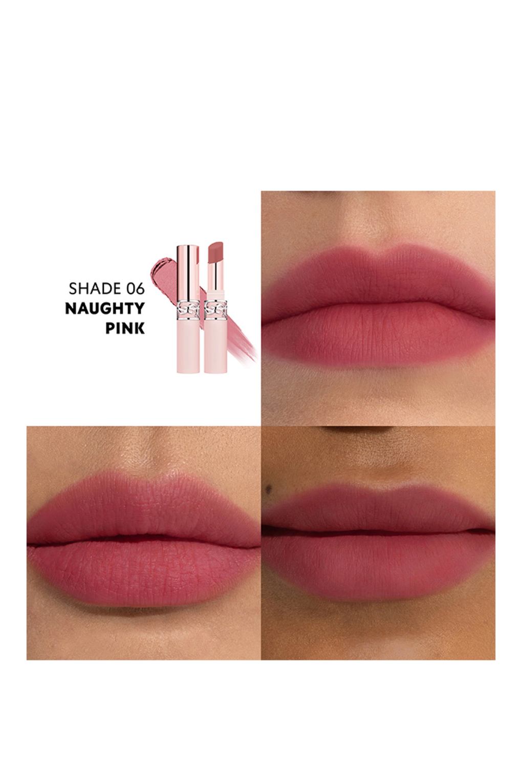 Губная помада Yves Saint Laurent YSL Lovenude Lip Blusher 06 Naughty Pink. Фото 2.