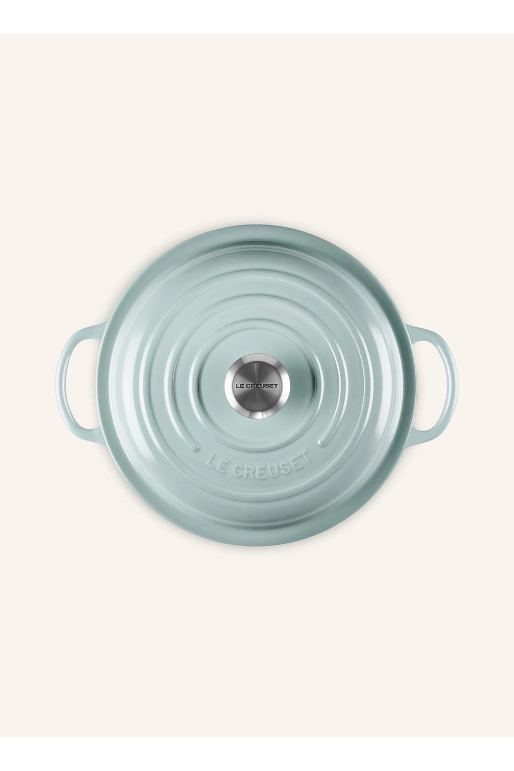 Профессиональный горшок для гурманов Le Creuset Signature, голубой 2,2 л, 22 см. Фото 2.