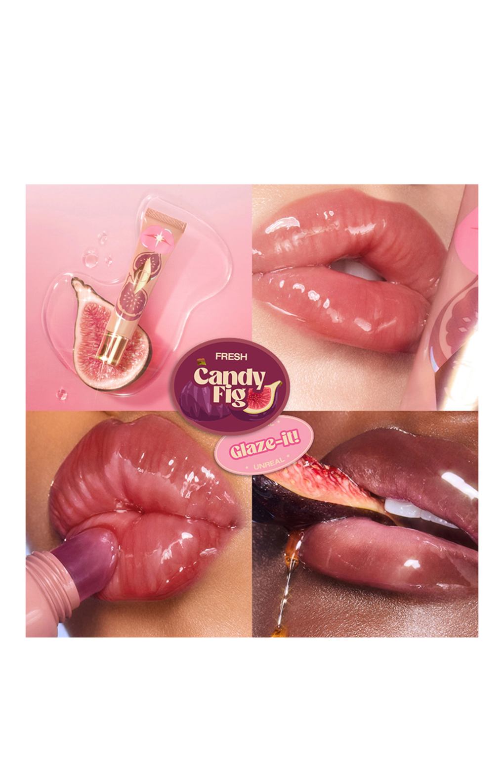 Масло для губ Charlotte Tilbury unreal lips healthy glow nectar oil JUICYLICIOUS CANDY FIG. Фото 3.