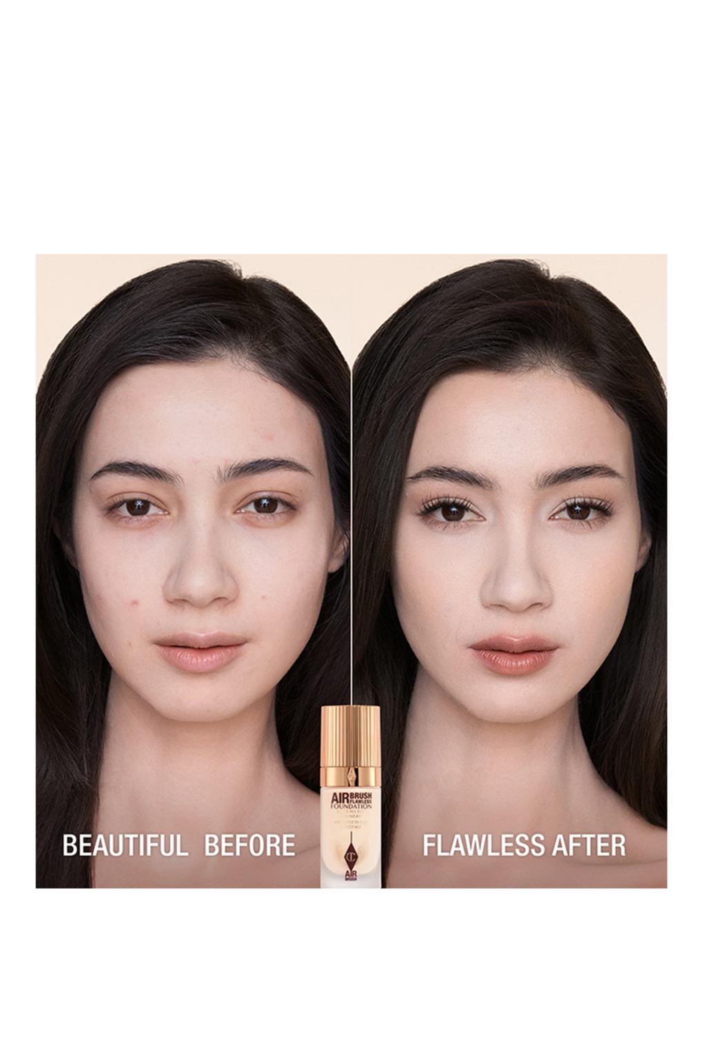 Тональный крем Charlotte Tilbury airbrush flawless foundation 1 COOL. Фото 2.