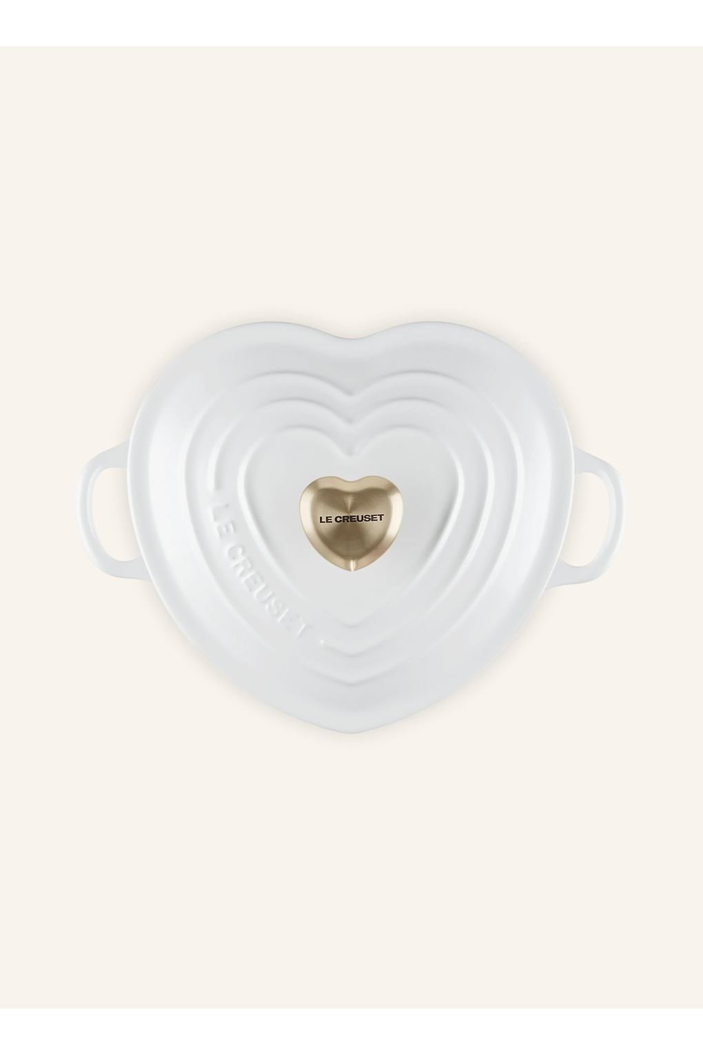 Жаровня Le Creuset Gourmet, белый 20 см, 1,9 л. Фото 2.