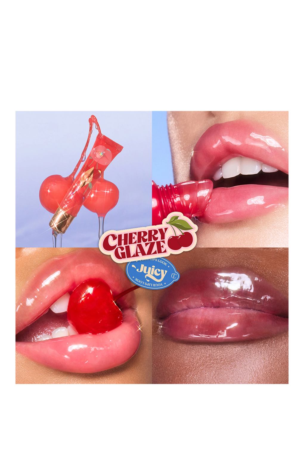 Масло для губ Charlotte Tilbury unreal lips healthy glow nectar oil JUICYLICIOUS CHERRY GLAZE. Фото 3.