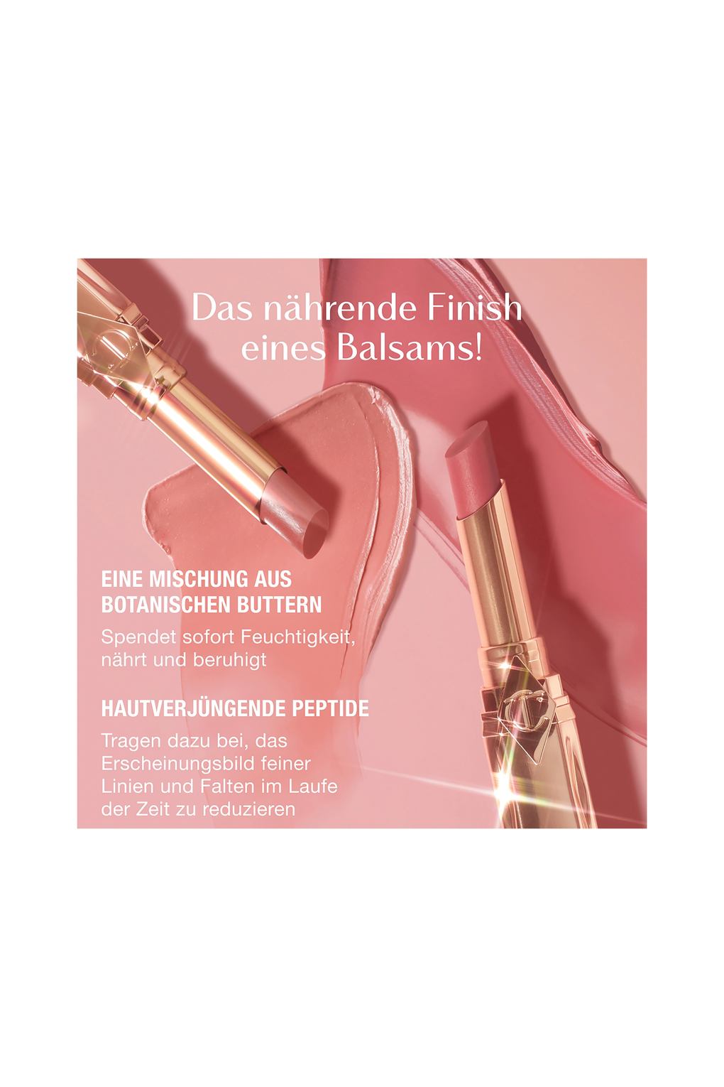 Бальзам для губ Charlotte Tilbury Pillow Talk Blush Balm Tint Blushed Rose. Фото 6.