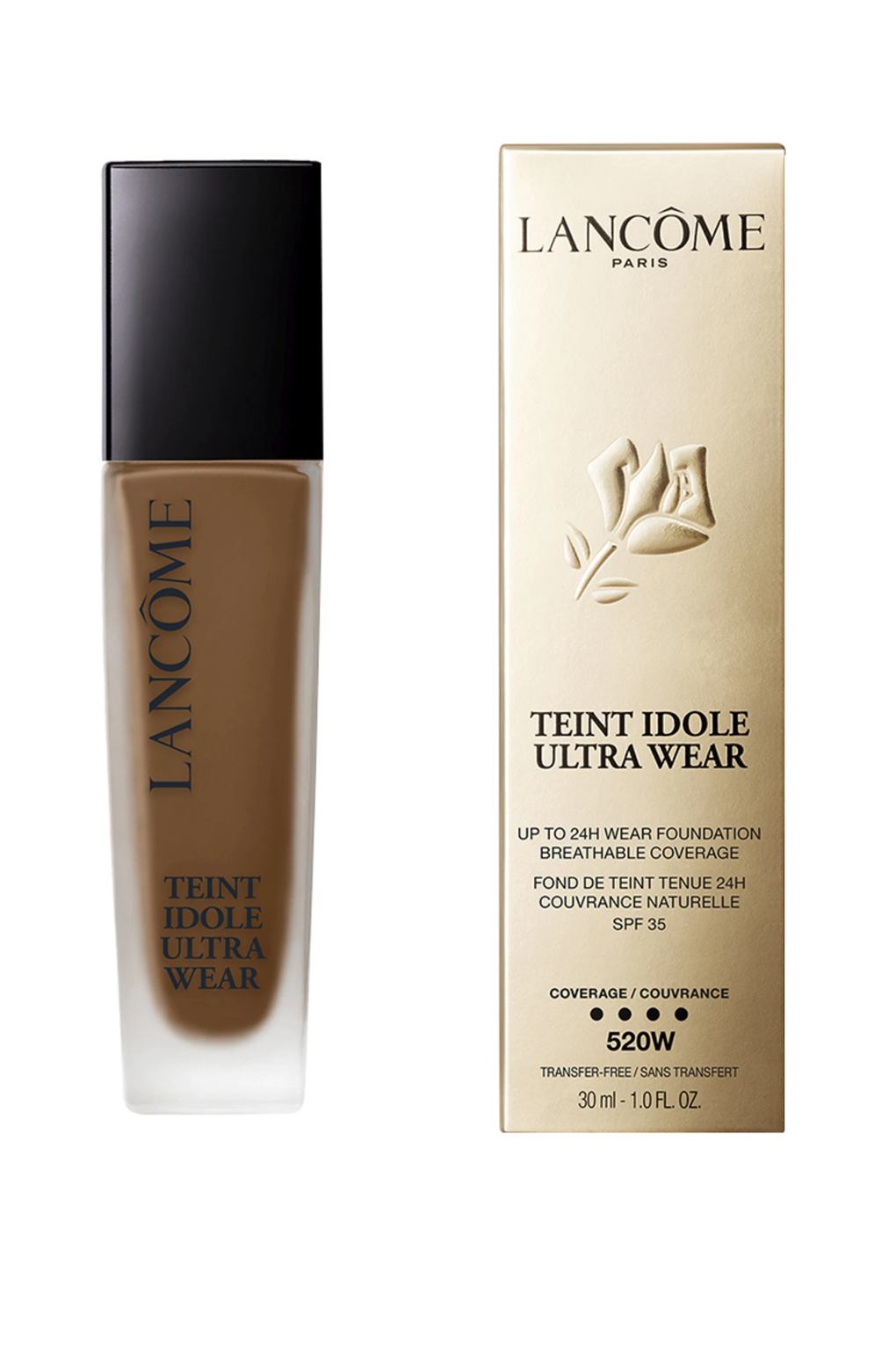 Тональный крем Lancome teint idole ultra wear 520W. Фото 2.