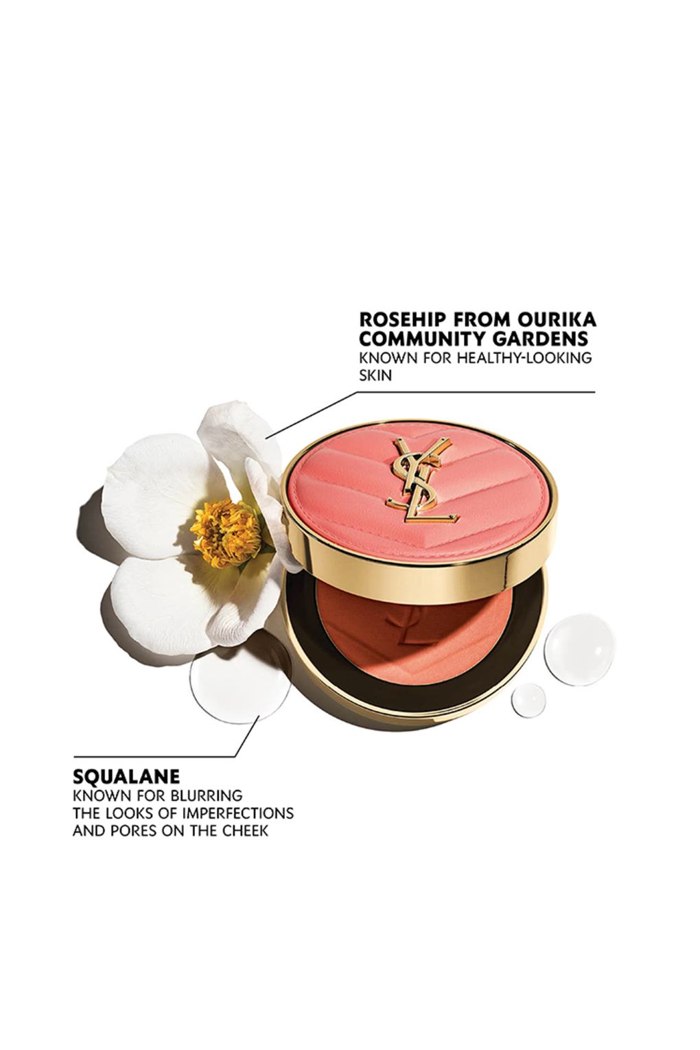 Румяна Yves Saint Laurent Make Me Blush Bold Blurring Blush 10 Stardust Love. Фото 4.