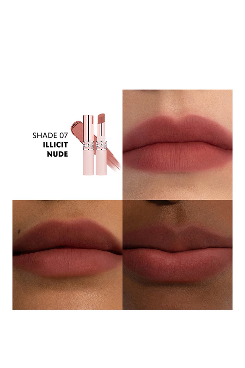 Губная помада Yves Saint Laurent YSL Lovenude Lip Blusher 07 Illicit Nude. Фото 2.